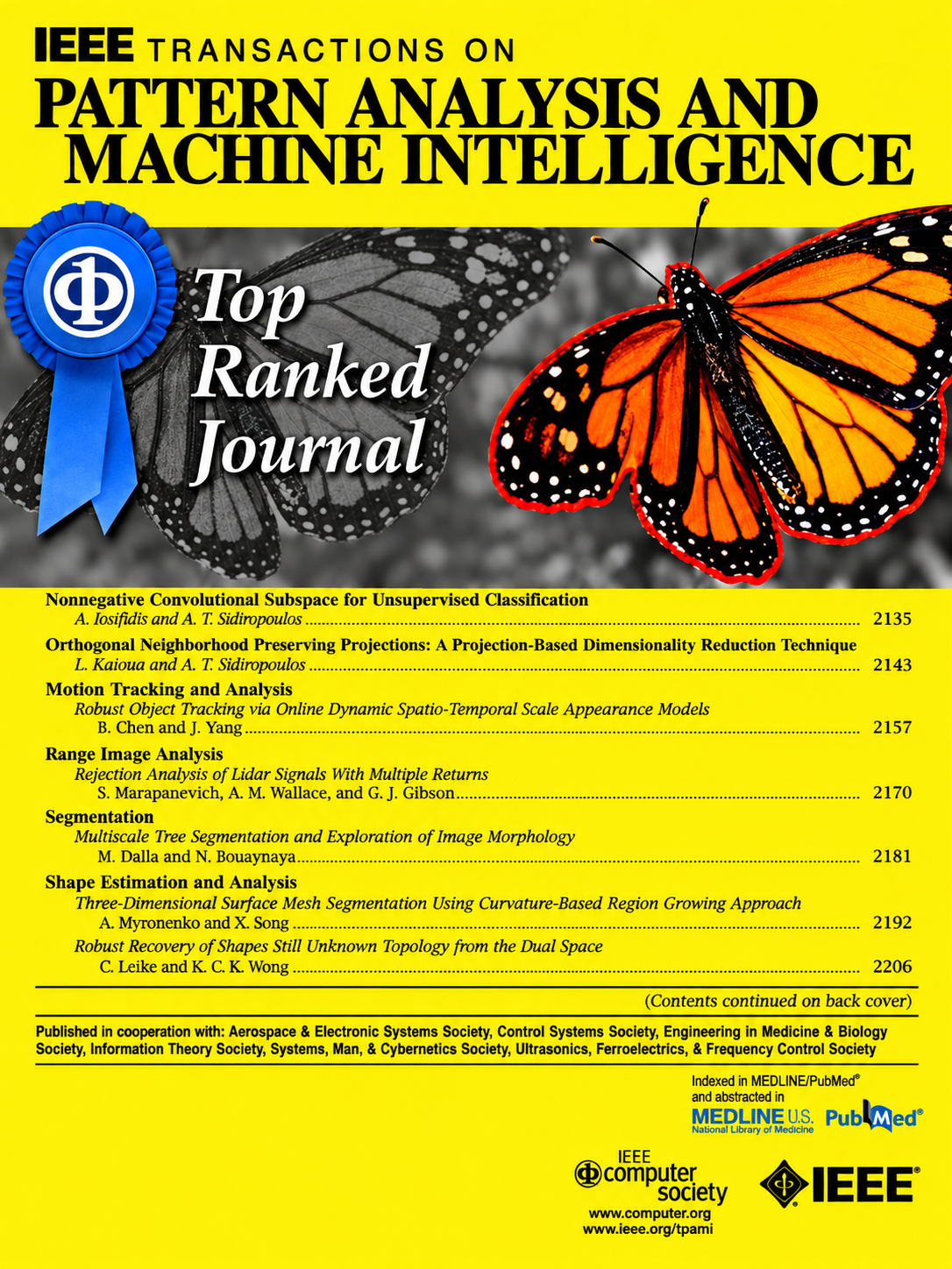 IEEE Transactions on Pattern Analysis and Machine Intelligence